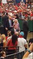 Woman faints @ Trump Rally in Anaheim 5-25-2016