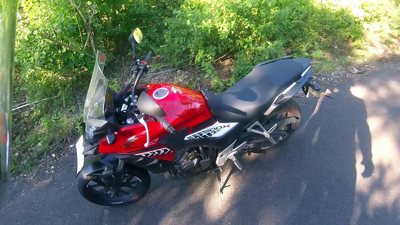 Honda CB 500 X test drive Indonesia Bali