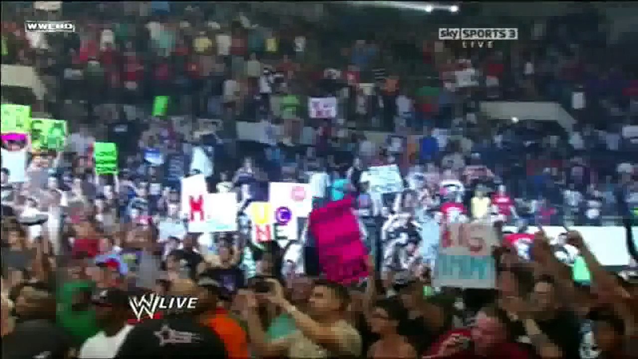 CM Punk Return with new Theme Song RAW 7/25/11