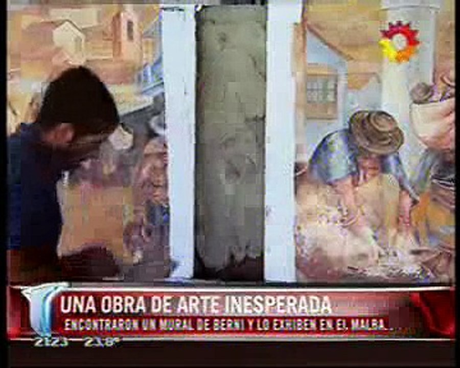 Antonio Berni. Mural americanista en Telenoche 16-10-2013