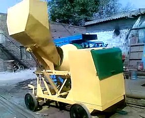 10/7 Cft. Concrete Mixer with Hydraulic Operated Hopper