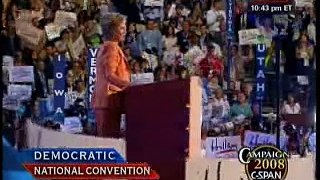 Hillary Clinton at the Democratic National Convention Part 1