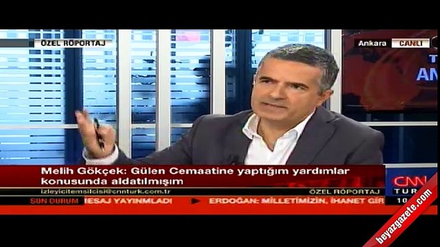 Melih Gökçek'ten 'Bülent Arınç' açıklaması