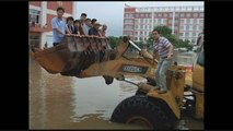Alrededor de 250.000 personas siguen atrapadas por las inundaciones en China