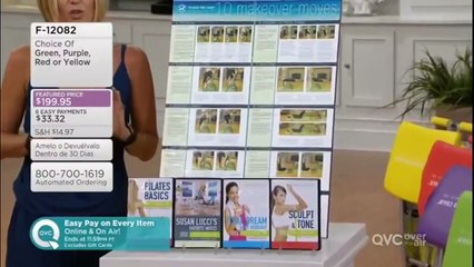 Pilates Pro Chair On QVC with host Kerstin Lindquist and Susan Lucci