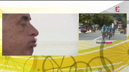 Reportage hommage à Gérard Holtz pendant une étape du Tour de France