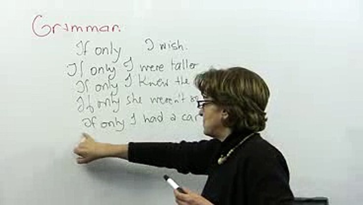 Grammar  I wish I were 2