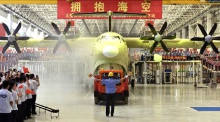 Çin, Büyük Amfibik Uçağını Tamamladı