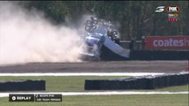 Pye Huge Crash 2016 V8 Supercars Queensland Practice