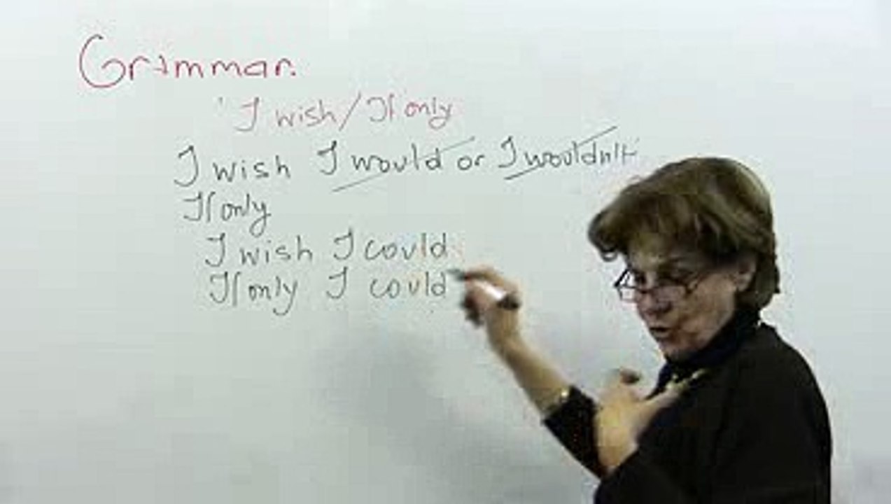 Grammar  I wish I were 4