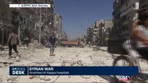 Syria : airstrikes hit Aleppo hospitals