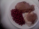 Kentucky fried steak with home made gravy and red beans recipe