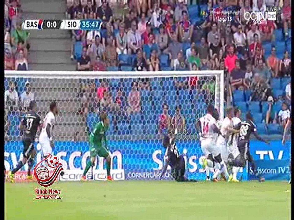 اهداف مباراة ( بازل 3 -0  سيون ) الدورى السويسرى