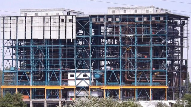 Dynamitage de la centrale à charbon de Champagne sur Oise