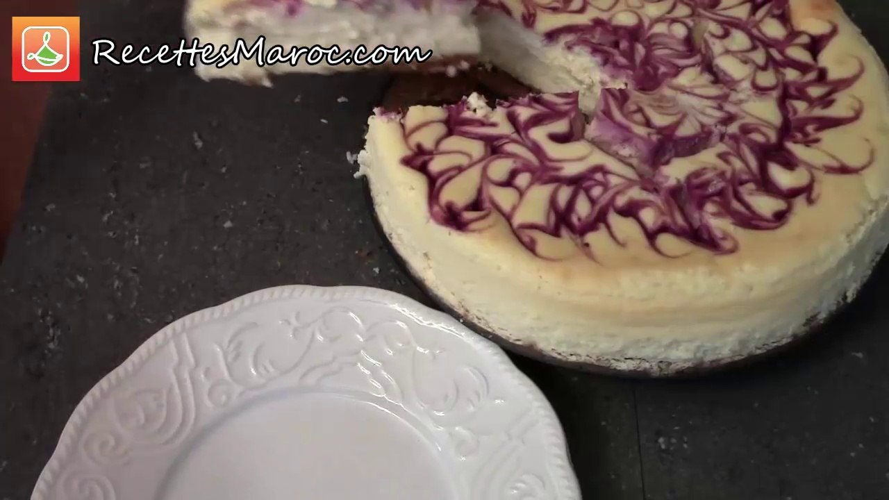 Gâteau au Fromage & Fruits des Champs - Cheesecake with Fieldberry Swirl -  تشيزكيك