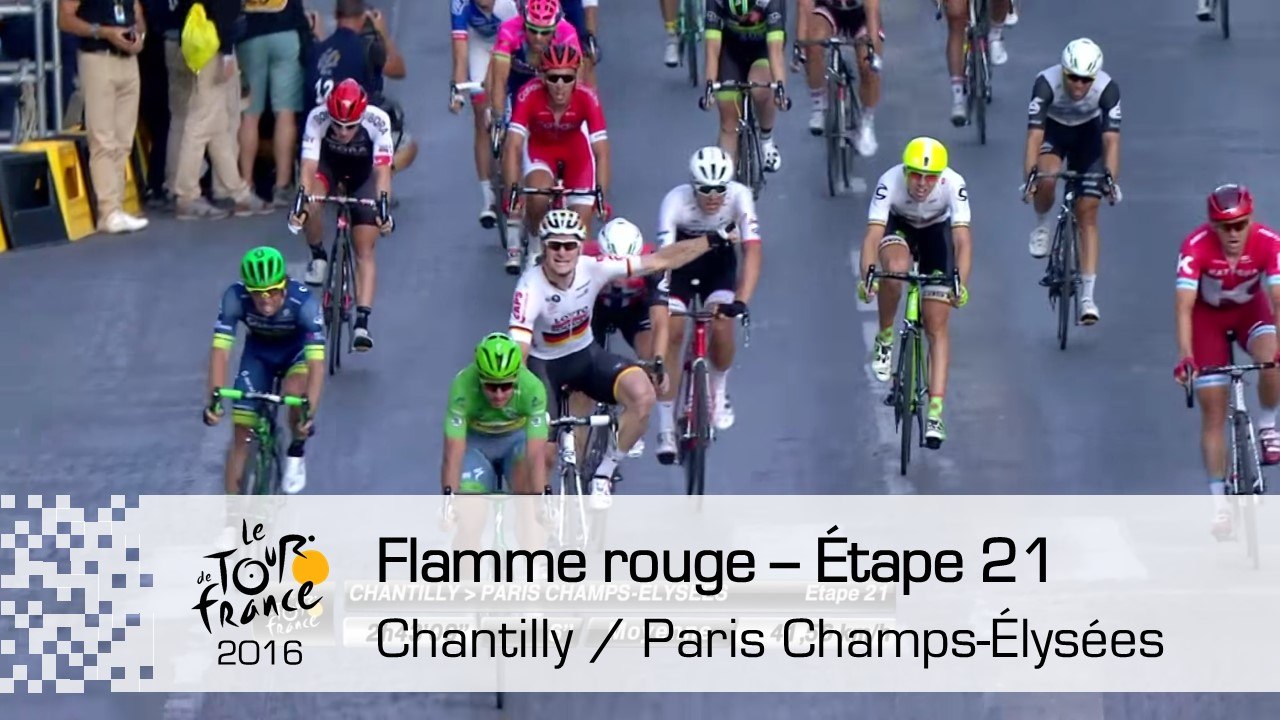Flamme rouge - Étape 21 (Chantilly / Paris Champs-Élysées) - Tour de France 2016