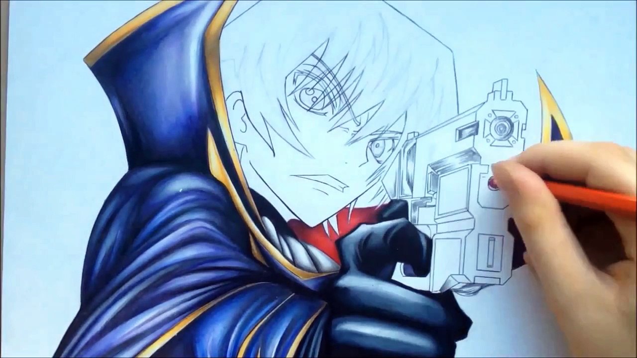 Drawing Lelouch Vi Britannia of the Rebellion ~ Code Geass