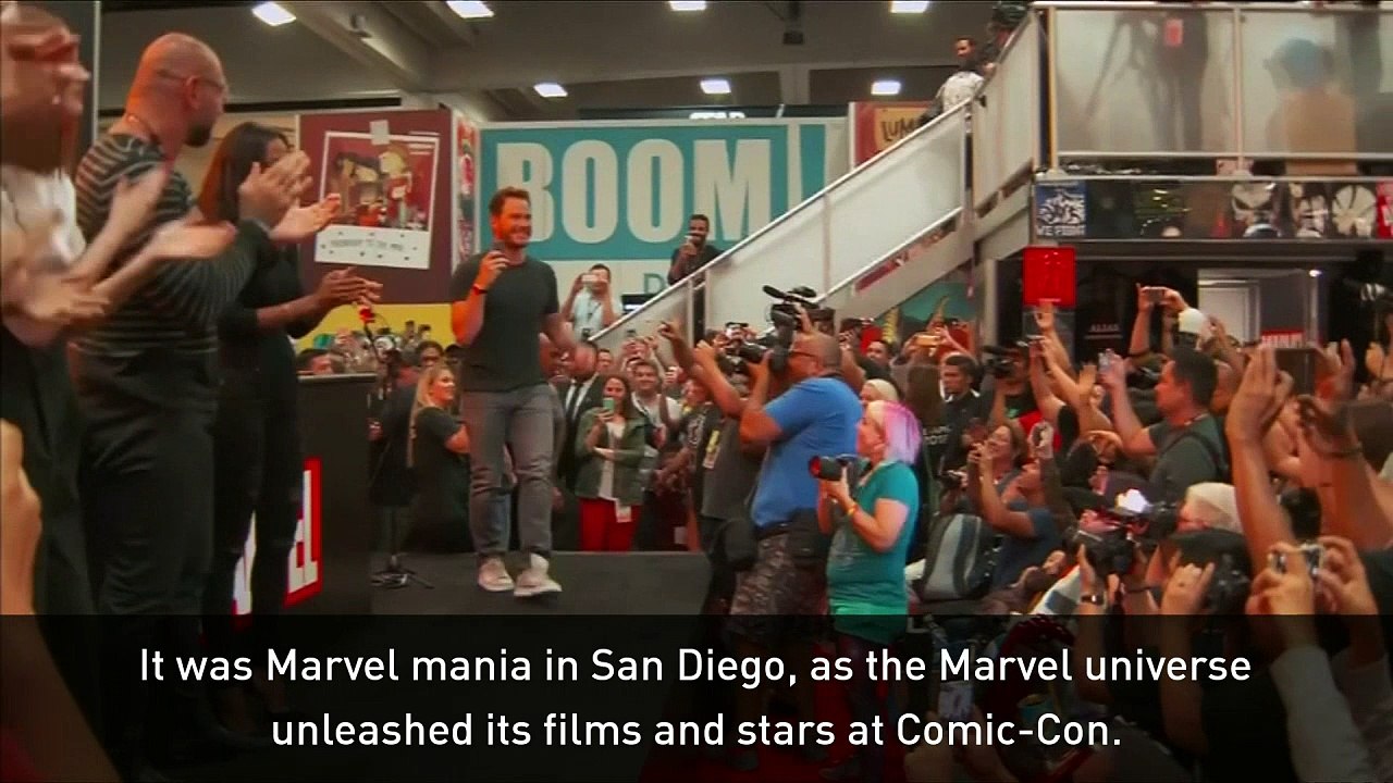 Marvel mania as Benedict Cumberbatch hits Comic-Con