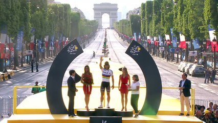 Podium du Super Combatif - Tour de France 2016