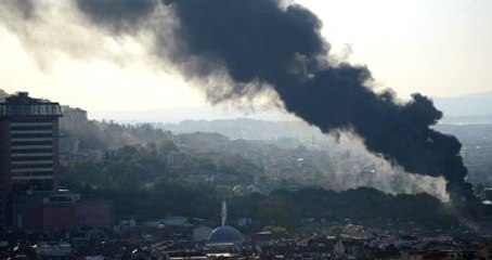 Bursa'da Balon Şişirme Merkezinde Korkutan Yangın
