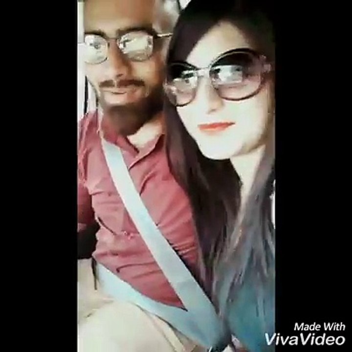 Two Very Beautiful Girls And A Boy Having Some Fun In A Car
