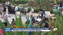 ‘Pokemon Go players clean up Balboa Park Video