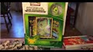 Opening weighed Celebi Mythical Collection Box Pokemon Generations