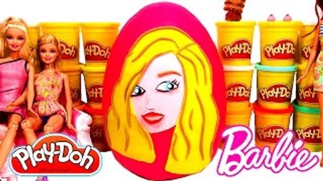 Oyun Hamuru ile Dev Barbie Sürpriz Yumurta - MLP, Barbie ve Karlar Ülkesi Oyuncakları