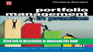 Read Books Portfolio Management in Practice (Essential Capital Markets) ebook textbooks