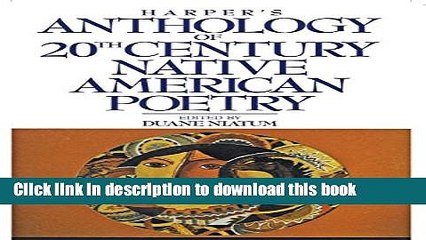 Read Harper s Anthology of Twentieth Century Native American Poetry PDF Online
