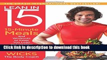 Read Lean in 15: 15-Minute Meals and Workouts to Keep You Lean and Healthy Ebook Free