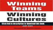 Read Books Winning Teams--Winning Cultures ebook textbooks