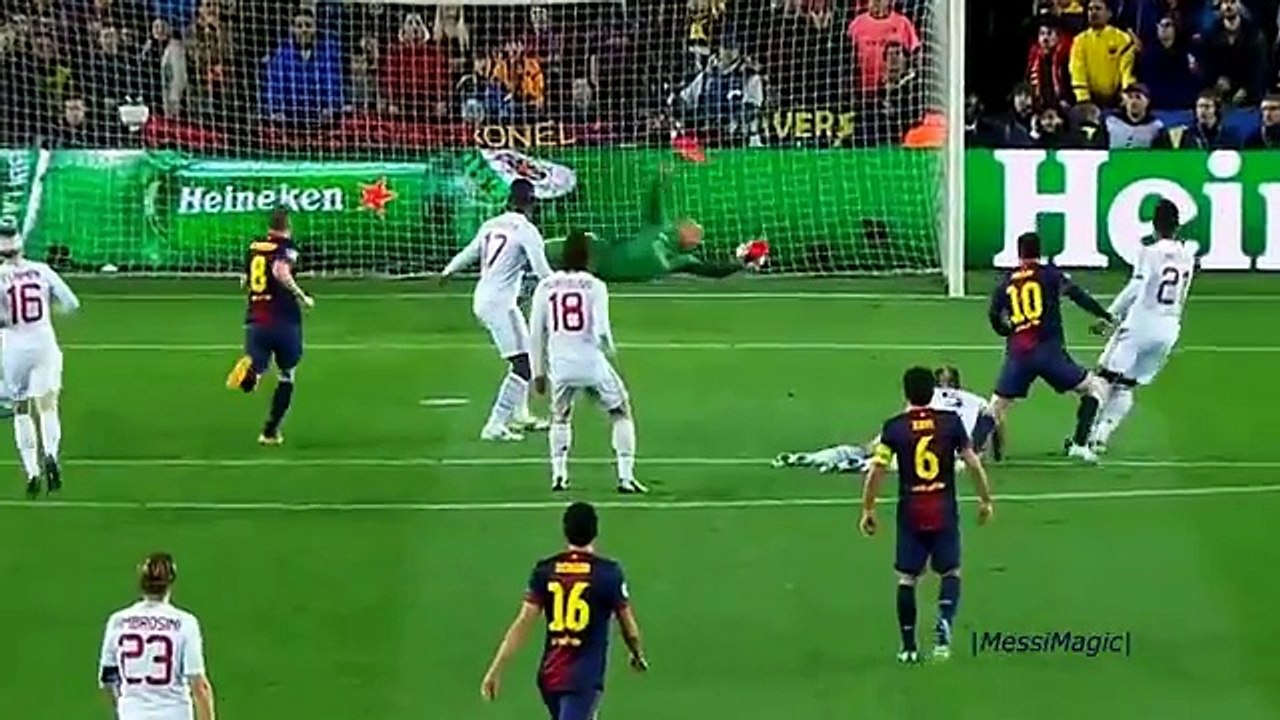 FIFA Messi Performance in Greatest Comeback Ever  Lionel Messi vs AC Milan HD