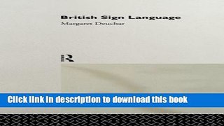 Download British Sign Language E-Book Free