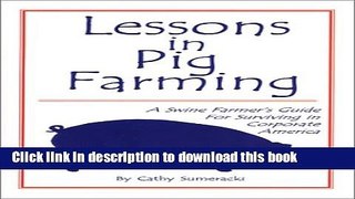 Read Lessons in Pig Farming Ebook Online