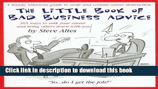 Read The Little Book of Bad Business Advice Ebook Free