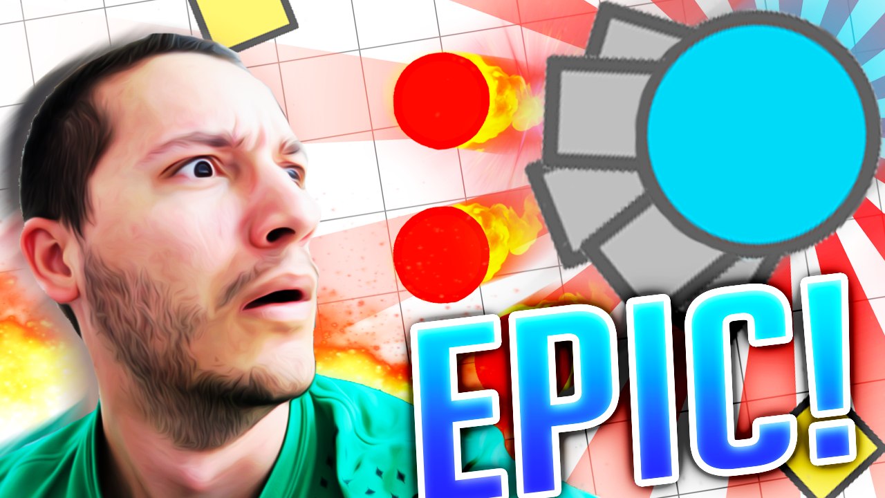 El Mejor Tanque de DIEP.IO Es El Pentashot !! - Diep Io Con WAGHD - En Español