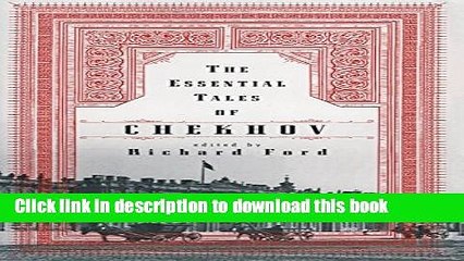 Download The Essential Tales of Chekhov PDF Free