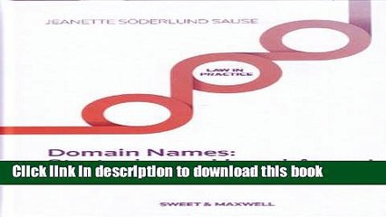 Read Domain Names - Strategies and Legal Aspects Ebook Free