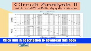 Read Circuit Analysis II with MATLAB Applications Ebook Free