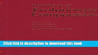 Download Handbook of Evolutionary Computation (Computational Intelligence Library)  PDF Free