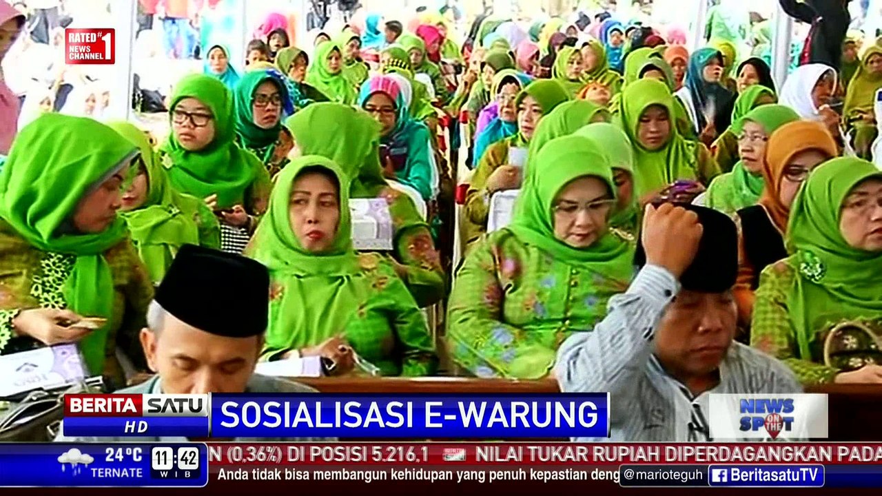 Mensos Terus Sosialisasikan Program E-Warung
