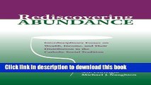 Read Rediscovering Abundance: Interdisciplinary Essays on Wealth, Income, and Their Distribution