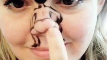 Elle fait du twerk avec son nez…le résultat est fabuleux
