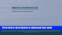 [PDF]  Miscarriage: Women s Experiences and Needs  [Download] Full Ebook