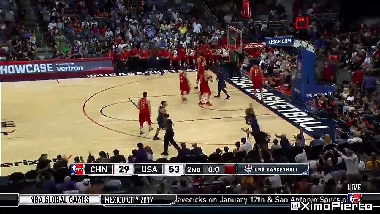 Kyrie Irving Buzzer-Beater  USA vs China  July 24, 2016  2016 USA Basketball Showcase (1)