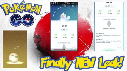 Pokemon Go - New Leak (Seel Hatching Gameplay) (English)