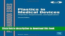 Download Plastics in Medical Devices: Properties, Requirements, and Applications PDF Free