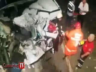Şanlıurfa'da feci kaza: 7 ölü...  Olay yerinden görüntüler