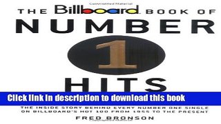 Download The Billboard Book of Number One Hits ebook textbooks